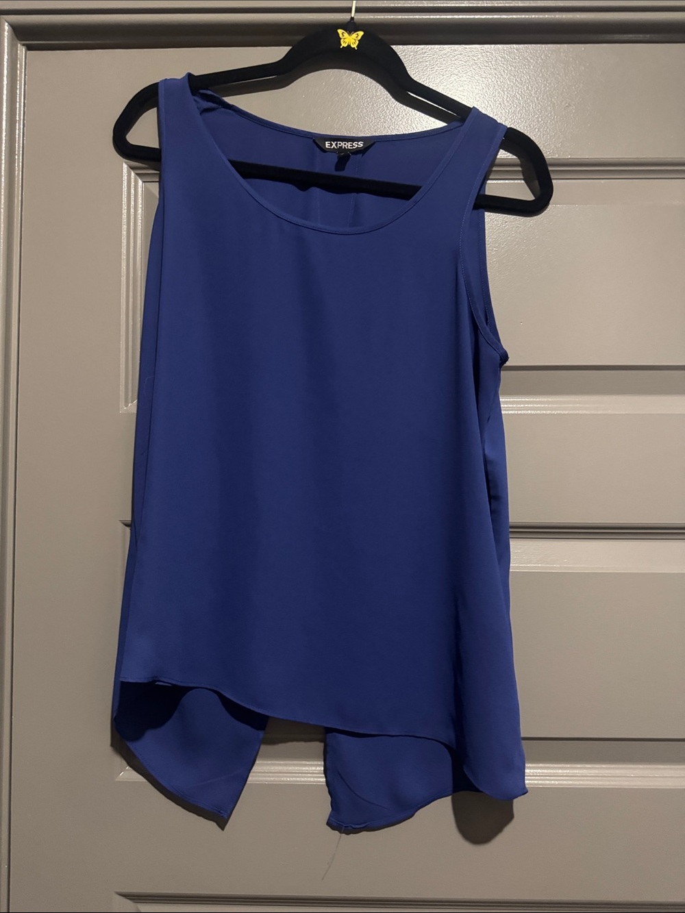 Express Royal Blue Layered Sleeveless Camisole
